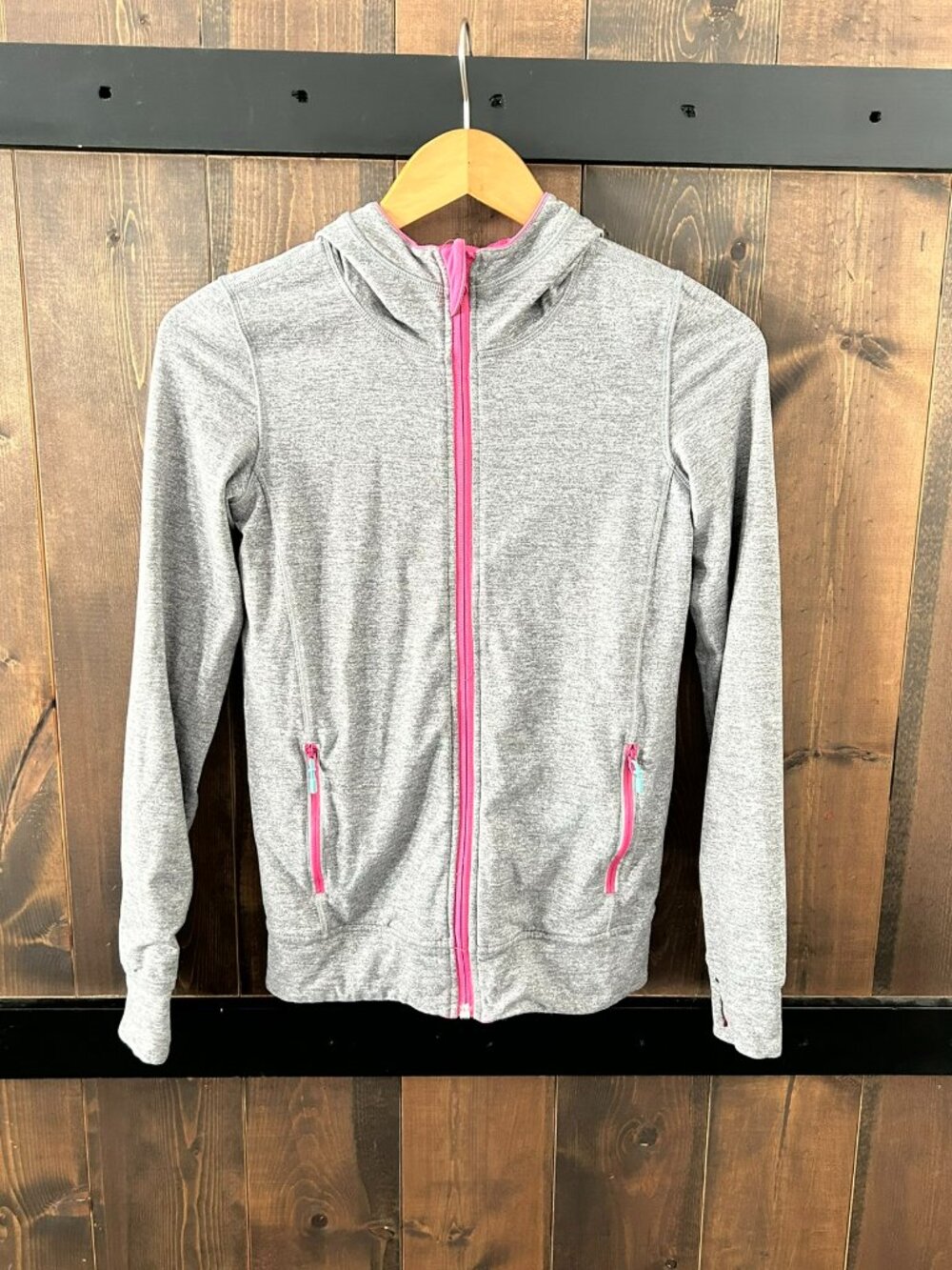 Ivivva by Lululemon Reversible Running Jacket with Hood Girls Size 12